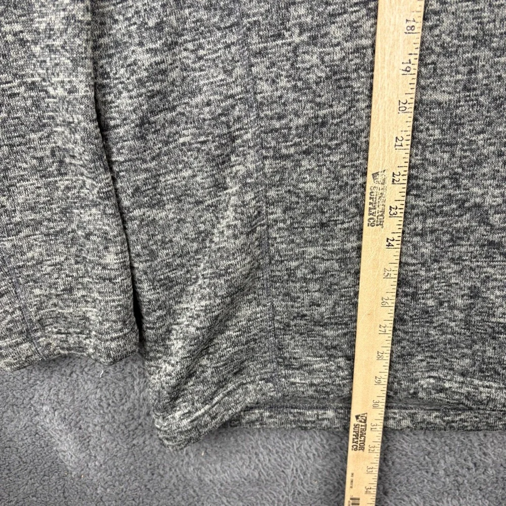 Eddie Bauer Mens 1/4 Zip Pullover XXL Gray‎ Heather Long Sleeve Sweater